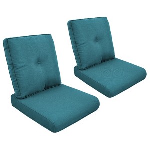 Buenhomino Outdoor Seat Cushion Set 25 x 22 x 4 Inch,Waterproof & Fade Resistant Outdoor Chair Cushions,Deep Seat Cushion with Removable Cover - 1 of 4