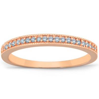 Pompeii3 1/4ct Filigree Diamond Ring 14K Rose Gold