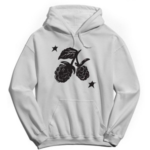 Rerun Island Men's Berries Stars Long Sleeve Graphic Cotton Sweatshirt Hoodie - 1 of 4