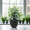 Unique Bargains Artificial Plants Plastic Green 2.95"x2.95"x7.09" 1 Pc - 2 of 4
