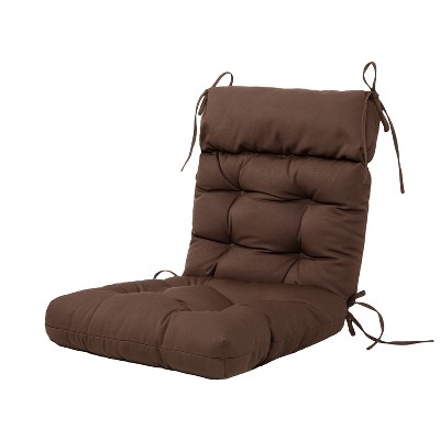 ARTPLAN All Weather Chair Outdoor Cushions of Adirondack Chair with High Back Wicker Tufted Pillow for Outdoor Furniture