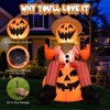 SUGIFT 6ft Halloween Inflatable Pumpkin Scarecrow Weather-Resistant Inflatable Decoration with LED Lights and Blower for Indoor and Outdoor - 4 of 4