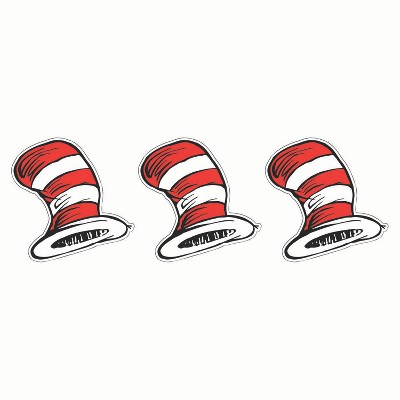 Eureka® The Cat In The Hat™ Hats Paper Cut Outs, 36 Per Pack, 3 Packs ...