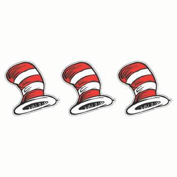 Eureka® The Cat in the Hat™ Hats Paper Cut Outs, 36 Per Pack, 3 Packs