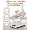 Electric Baby Swings for Infants to Toddler, Infant Swing with 5 Motion Modes & 5 Speeds, Remote Control, Reclining Seat with 5-Point Harness - 3 of 4