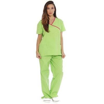 Just Love Women's Nurse Scrub Sets - Mock Wrap Style for Comfort and Style