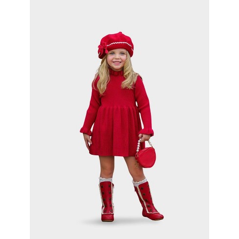 Milly Minis Girls purchases Red Sweater Size 4/5