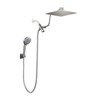 Cobbe Adjustable 10" High Pressure Dual Shower Head with 9-Spray Handheld Shower - 2 of 4