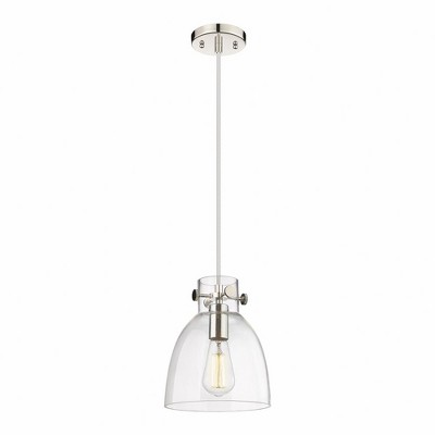 Newton Bell - 1 Light Pendant In Industrial Style-9.63 Inches Tall and 8 Inches Wide
