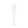 True Party Plastic Stemmed Champagne Flutes - Disposable Clear Plastic Glasses for Sparkling Wine Outdoors Parties - 5.5oz Set of 12 - 4 of 4
