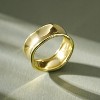 8mm 14K Gold Plated Wavy Chunky Ring Set | Twisted Stackable Wedding Bands for Men & Women | Irregular Statement Jewelry Size 5-9 - 3 of 4