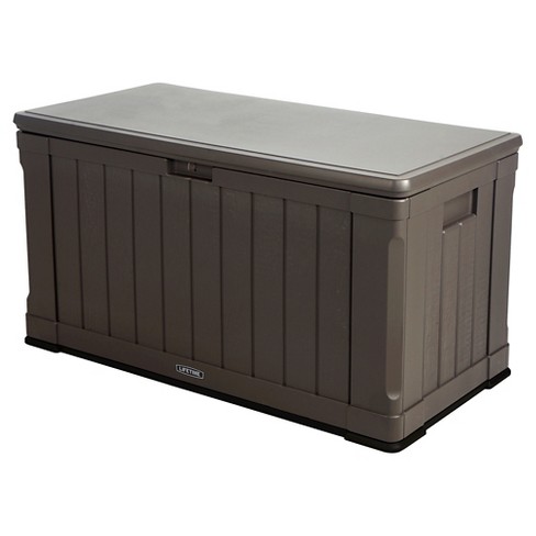 Lifetime 116 Gallon Outdoor Storage Box Brown Target