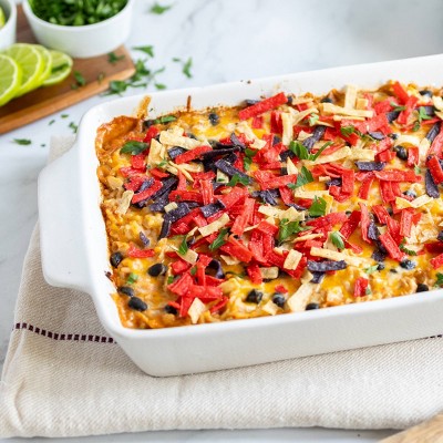 Let's Dish! Frozen Crunchy Chicken Queso Bake - 35.5oz