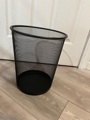 Big Christmas Gift Pack of 3 Round Mash Waste Basket Trash Can Recycling Bin  Perfect for Home/Office Wastebasket Recycling Bin Trash Can Bin Wastebasket  Trash Cans Waste Basket Bin Trash price in