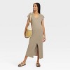 Women's Short Sleeve Midi T-Shirt Dress - Universal Thread™ - 3 of 3