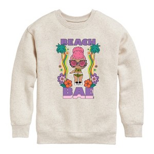 Boys' - LOL Surprise! - Beach Bae Graphic Long Sleeve Fleece Sweatshirt - 1 of 4