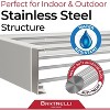 Bartnelli Wall-Mounted Laundry Drying Rack, 40" Metal, Heavy-Duty, Foldable, Max Space-Saving Power - 3 of 4