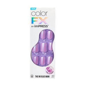 KISS Products imPRESS Color FX Fake Nails - 33ct - 1 of 4