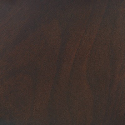 Contemporary Espresso Round End Table with Glass Top