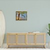 Stupell Industries Sunrise Palm Tree Sky Reflection Black Framed Floater Canvas Wall Art - 2 of 4