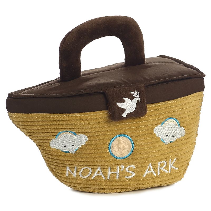 ebba Baby Talk 8" Noah's Ark Brown Stuffed Animal, 2 of 4