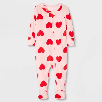 Baby Heart Snuggly Soft Sleep N' Play - Cat & Jack™ Light Pink