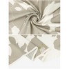 Elerevyo Women's Floral Contrast Color Silk Feeling Satin Square Scarves Bandanas 35.4" X 35.4" - 4 of 4