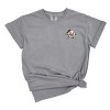 Take Me Out To The Ball Game Distressed  - Womens Garment Dyed Tee - 3 of 3