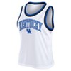 NCAA Kentucky Wildcats Women's White Mesh Tank Top - 2 of 3