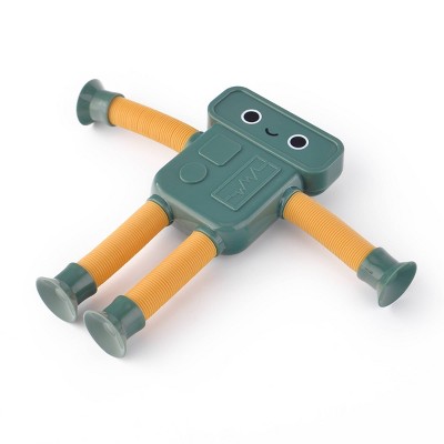 Stretchy Suction Cup Robot Green - Bullseye's Playground™