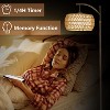 KTMBDW Dimmable Floor Lamp, LED Edison Bulb Included, Arc Floor Lamps for Living Room Modern Standing Lamp with Linen Shade for Bedroom Office - 4 of 4
