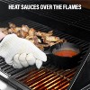 DOMETOUR Cast Iron Basting Pot & Silicone BBQ Brush - 15 Oz Saucepan & Brush for Smoker, Grill & Stove - BBQ Accessories Gift for Men - 3 of 4