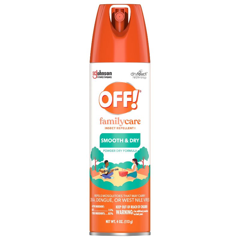 OFF! FamilyCare Mosquito Repellent Smooth &#38; Dry - 4oz, 5 of 18