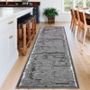 COZONY Mat Washable Modern Stripe Carpet Non Slip Soft Rubber Backed Rug, Low Pile Area Rug for Bedroom Office Dining Room - 3 of 4
