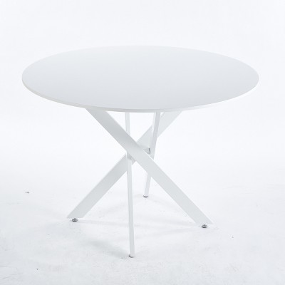 Maliang Coffee Table for 4-6 people With Round Mdf Table Top, End Table, Leisure Coffee Table