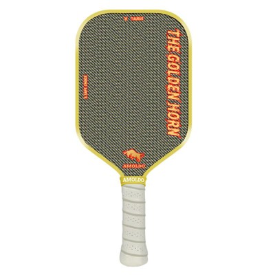 Aukfa Thermoformed Pickleball Paddle – Gold Titanium Wire Texture, 16mm PP Honeycomb Core, Fabric Surface,Multicolor