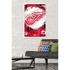Trends International NHL Detroit Red Wings - Maximalist Logo 23 Framed Wall Poster Prints - 2 of 4
