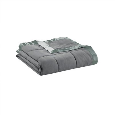 NicBex Lightweight Down Alternative Blanket with Satin Trim,Fuzzy Cozy Luxury Blanket Microfiber for Bed Chair Couch