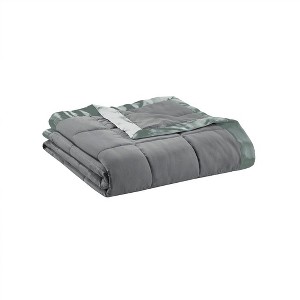 NicBex Lightweight Down Alternative Blanket with Satin Trim,Fuzzy Cozy Luxury Blanket Microfiber for Bed Chair Couch - 1 of 4