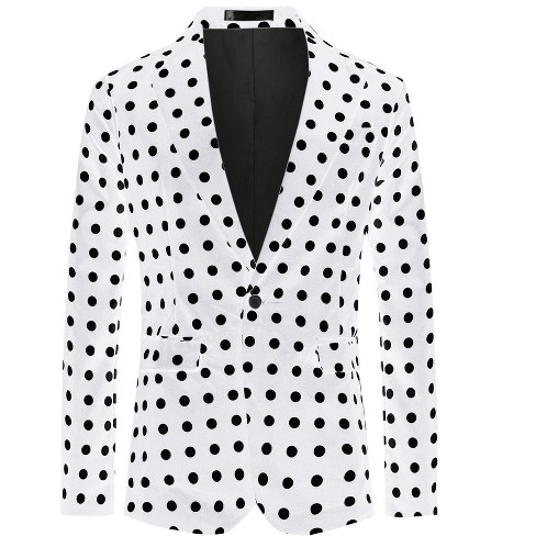 Men's polka outlet dot blazers