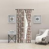 Ellis Curtain Wynette Lined 3" Rod Pocket Curtain Panel Pair with Tiebacks Multicolor - 2 of 4