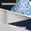 Area Rug Modern Abstract Rugs for Living Room Geometric Non-Slip Backing Low Pile Floor Carpet - 4 of 4