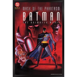 Trends International DC Comics Movie Batman: Mask Of The Phantasm - Key Art Framed Wall Poster Prints - 1 of 4