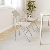 Durable Steel Folding Chairs 350 lbs Weight Capacity, Portable Foldable Chairs for Indoor & Outdoor Use, Office, Dining, and Events - 4 of 4