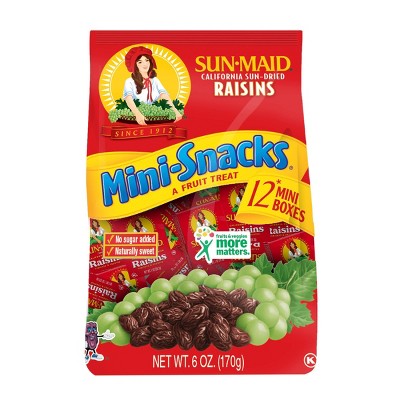 Sun-Maid Raisins Mini Snacks - 12ct/6oz