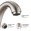 PROOX 8 in. Widespread Double Handle Bathroom Faucet with Drain Assembly - 4 of 4