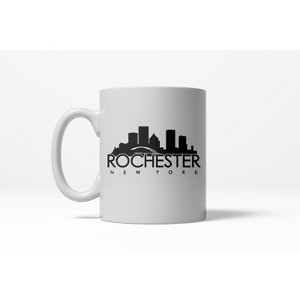 Crazy Dog T-Shirts Rochester New York Cool Upstate City Ceramic Coffee Drinking Mug  - 11oz - 1 of 4