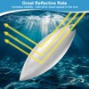 Unique Bargains Metal Curved Fishing Lure Blades with Plastic Storage Box 40 Pcs - 3 of 4