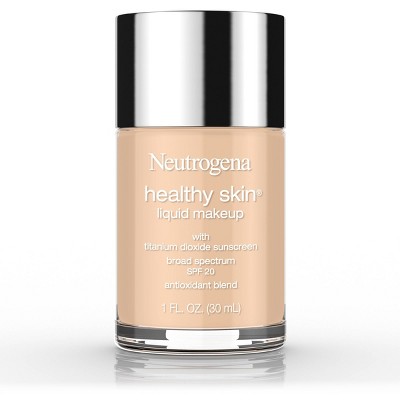 Neutrogena Healthy Skin Liquid Makeup Foundation, Lightweight & Flawless Coverage with Broad Spectrum SPF 20 Sunscreen - 70 Fresh Beige