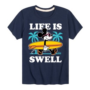 Boys' - Disney - Life Is Swell Short Sleeve Graphic T-Shirt - 1 of 4